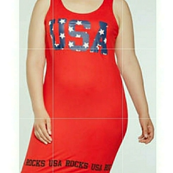 Dresses & Skirts - U.S.A. tank dress